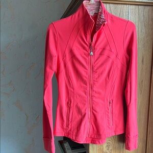 Lululemon Athletica Pink Ski Jacket with High Collar